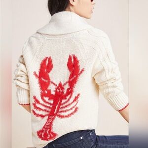 Anthropology Lobster Sweater, size small/medium